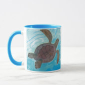 Peaceful Sea Turtle Mug Mok (Links)