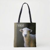 Peaceful Sheep Tote Bag (Voorkant)