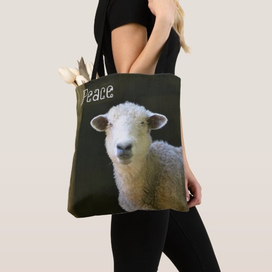 Peaceful Sheep Tote Bag (Dichtbij)