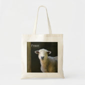 Peaceful Sheep Tote Bag (Voorkant)