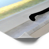 Peaceful Siamese Cat Painting Poster (Hoek)