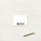 Peaceful Silver Boeddha met wijsheid citaat Post-it® Notes (Op bureau)