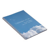 Peaceful Sky 1 Funeral Memorial Guest Book N Notitieboek (Rechterzijde)