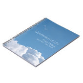 Peaceful Sky 1 Funeral Memorial Guest Book N Notitieboek (Linkerzijde)
