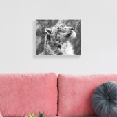 Peaceful Snow Leopard Canvas Afdruk (Insitu (Woonkamer))