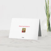 Peaceful Snowy Boerderij Scene-kerstkaart Feestdagen Kaart (Achterkant)