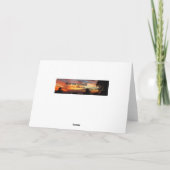 Peaceful Snowy River Scene denkend aan jou Kaart (Achterkant)