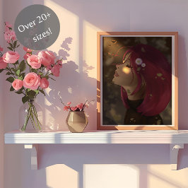 Peaceful Soft Radiance Poster