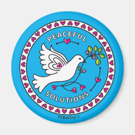 Peaceful Solutions 1_Round Magnet 2,25-inch