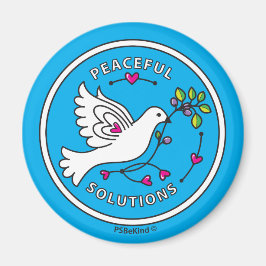 Peaceful Solutions 2_Round Magnet 2,25-inch