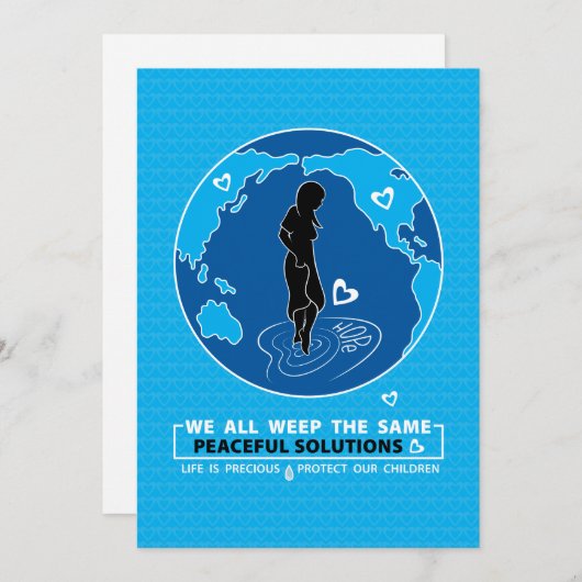 Peaceful Solutions 5"x7"_flatcard (Voorkant / Achterkant)