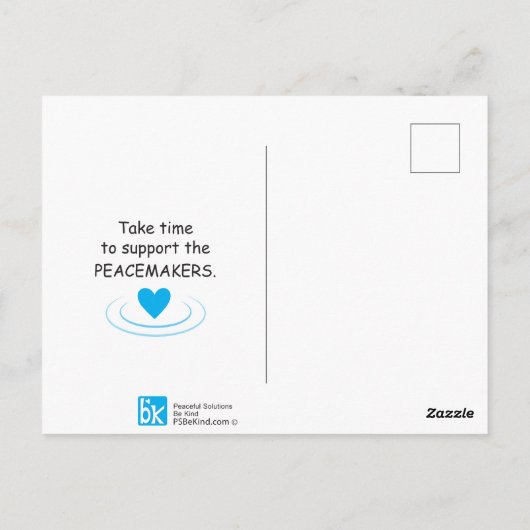 Peaceful Solutions_ Briefkaart (Achterkant)