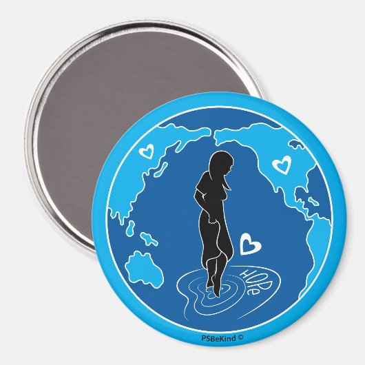 Peaceful Solutions_Round Magnet 3" (Voorkant / Achterkant)