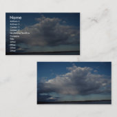 Peaceful Statocumulus (dalende regen) Visitekaartje (Voorkant / Achterkant)