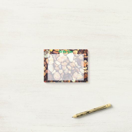 Peaceful Stones Post-it® Notes (Op bureau)