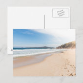 Peaceful strand scene briefkaart (Voorkant / Achterkant)