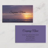 Peaceful Sunrise Visitekaartje (Voorkant / Achterkant)