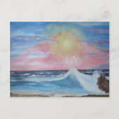 Peaceful Sunset Briefkaart (Voorkant)