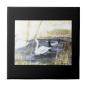 Peaceful Swan . . . Tegeltje (Voorkant)