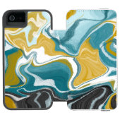 Peaceful Swirls Incipio iPhone Portemonnee Hoesje (Agenda Open)