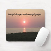 Peaceful Thoughts/Sunset on Beach over Zee Muismat (Met muis)