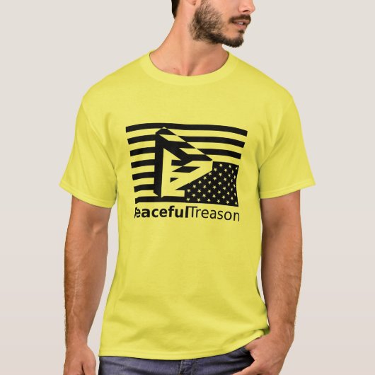 Peaceful Tredenantiflag T-Shirt (Voorkant)