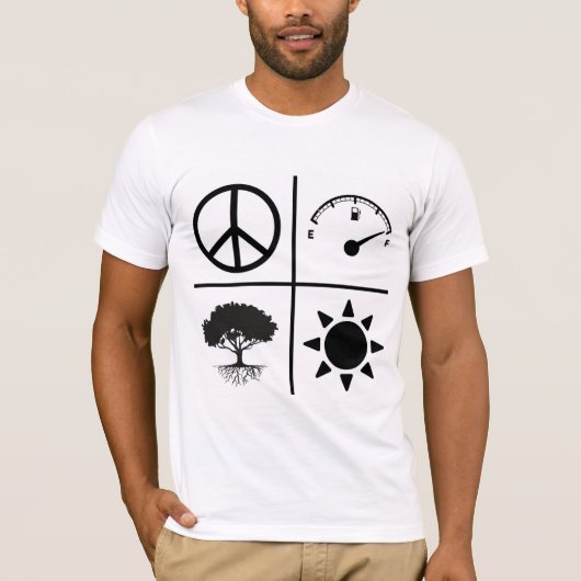 Peaceful Tredengliph T-shirt (Voorkant)