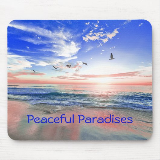 Peaceful Tropical Beach Retreat Muismat (Voorkant)