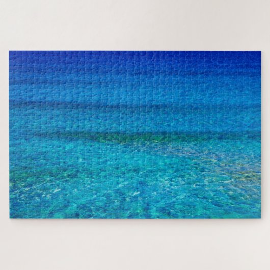 Peaceful Tropical Ocean Beach Sea Water Legpuzzel (Horizontaal)