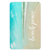 Peaceful Turquoise Sky Beach Seascape Magneet (Verticaal)