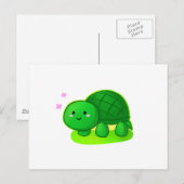 Peaceful Turtle Briefkaart (Voorkant / Achterkant)