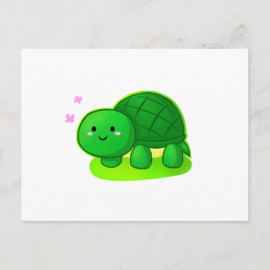Peaceful Turtle Briefkaart (Voorkant)