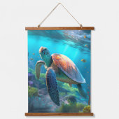 Peaceful Turtle Design Wall Decor Hanging Tapestry Hangend Wandkleed (Voorkant)