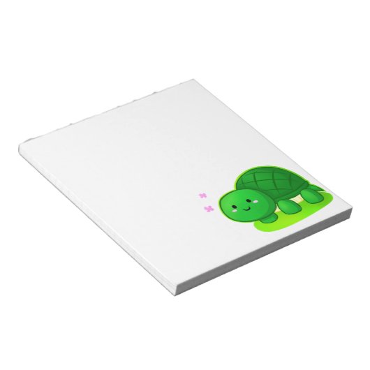 Peaceful Turtle Notitieblok (Schuin)