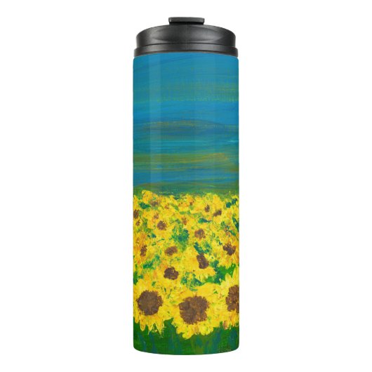Peaceful Ukraine Art Thermal Tumbler Thermosbeker (Voorkant)