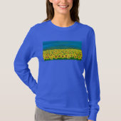 Peaceful Ukraine Art Women's Long Sleeve T-Shirt (Voorkant)