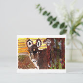 Peaceful Valley donkey briefkaart (Staand voorkant)