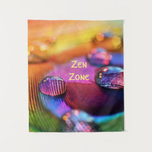 PEACEFUL WALL ART - ZEN ZONE Tapestry (50 x 60 inc Wandkleed