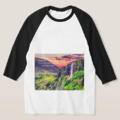Peaceful Waterfall and Mountain Landscape | Relax T-shirt (Laagn)