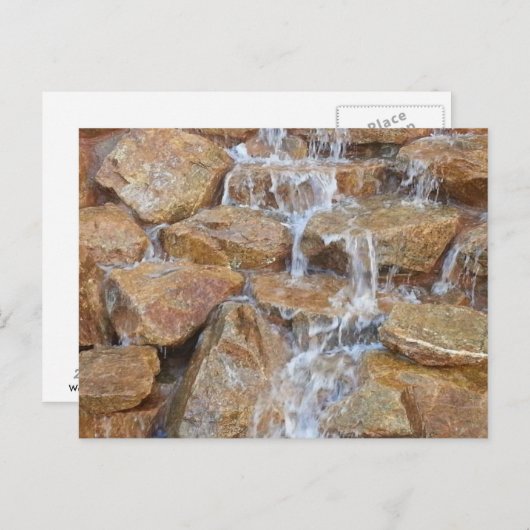 Peaceful Waterfall Briefkaart (Voorkant / Achterkant)