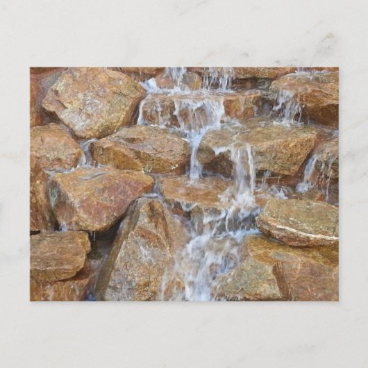 Peaceful Waterfall Briefkaart (Voorkant)