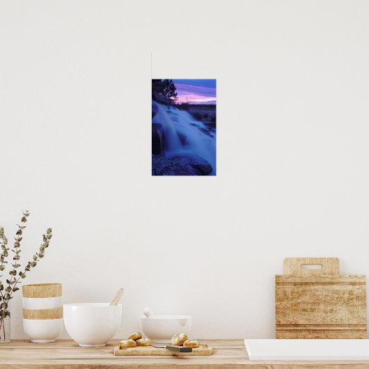 Peaceful Waterfall Poster (Keuken)