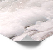 Peaceful Waves Blue Green Zee Beach Photography Poster (Hoek)
