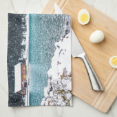 Peaceful Winter (Louise) Theedoek (Quarter Fold)