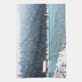 Peaceful Winter (Louise) Theedoek (Verticaal)