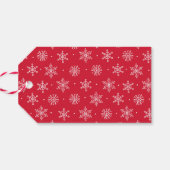 Peaceful Winter | Rode feestdag Cadeaulabel (Achterkant Horizontaal)