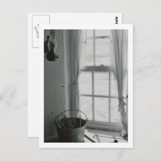 Peaceful Winter Window Briefkaart (Voorkant / Achterkant)