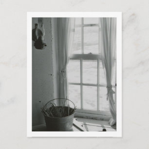 Peaceful Winter Window Briefkaart