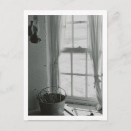 Peaceful Winter Window Briefkaart