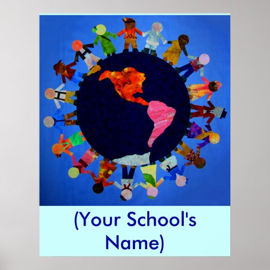 Peaceful World Children - Poster (Voorkant)